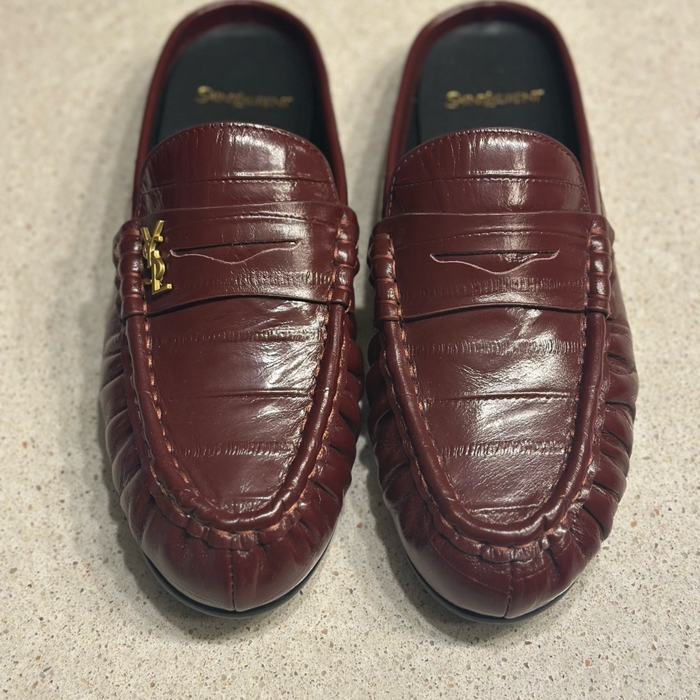 Saint Laurent Le Loafer Mules - Size 38 - New